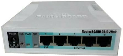 MikroTik RB951G-2HnD Zugriffspunkt Wi‑Fi 4 Einzelband (2,4 GHz) in Einzelner Bausatz