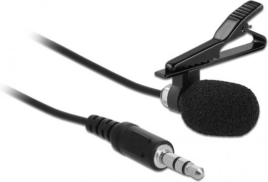 DeLock 66279 Μικρόφωνο Πέτου, Clip On για Φωνητικά