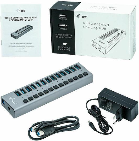 i-tec Hub 13 Θυρών USB 3.0 με σύνδεση USB-A