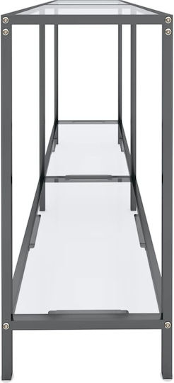 Konsole Διάφανη L140xB35xH75.5cm