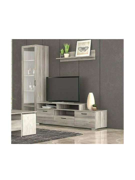 Unitate TV pentru sufragerie No29 Scrumieră cu vitrină L225xA45xÎ180buc