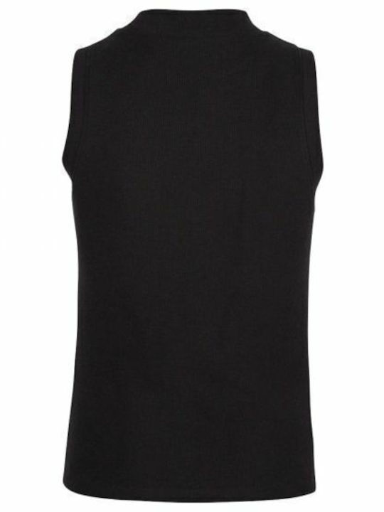 Top Fără Mâneci Bluze Damă Negru