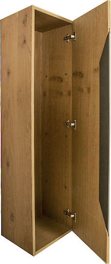 Jakarta Висулка Витрина от ПДЧ Дъб 35x32x130см 890-121-006