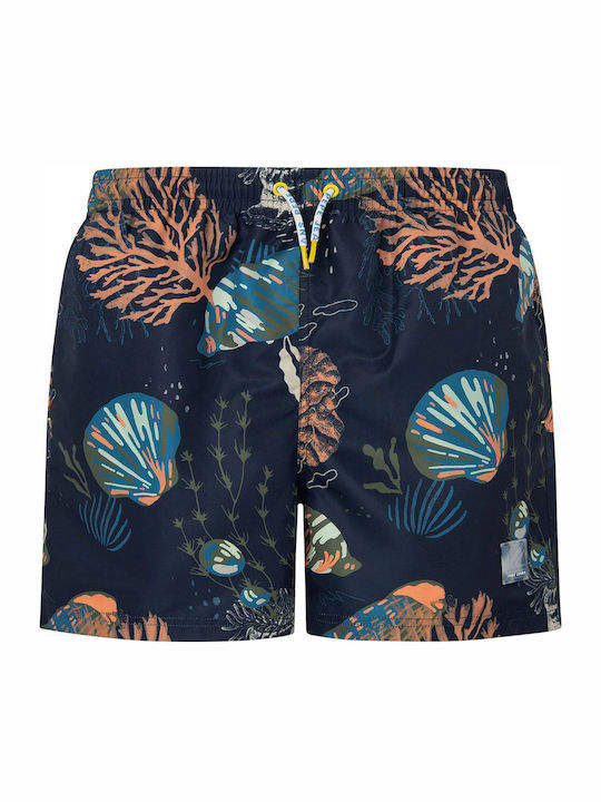 Ανδρικό Μαγιό Σορτς Navy Μπλε Floral