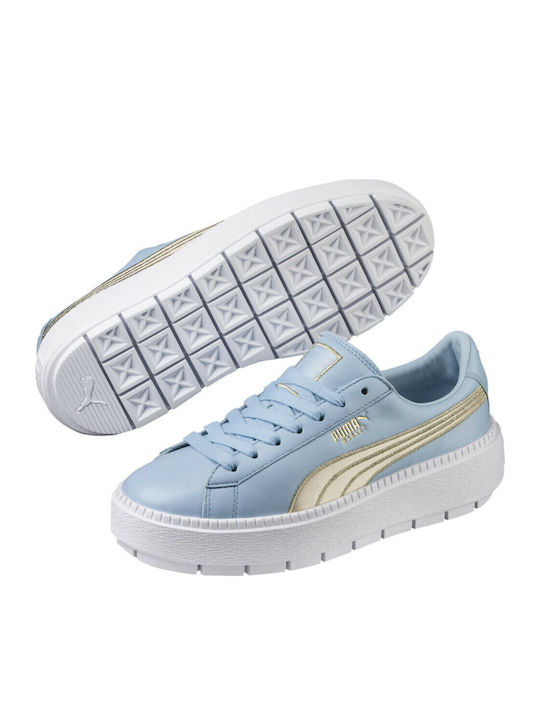 PUMA Платформени Сникърси Светлосини