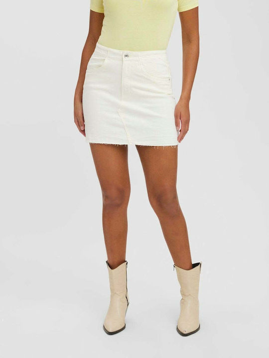 Brenda Denim Mini Rock Beige