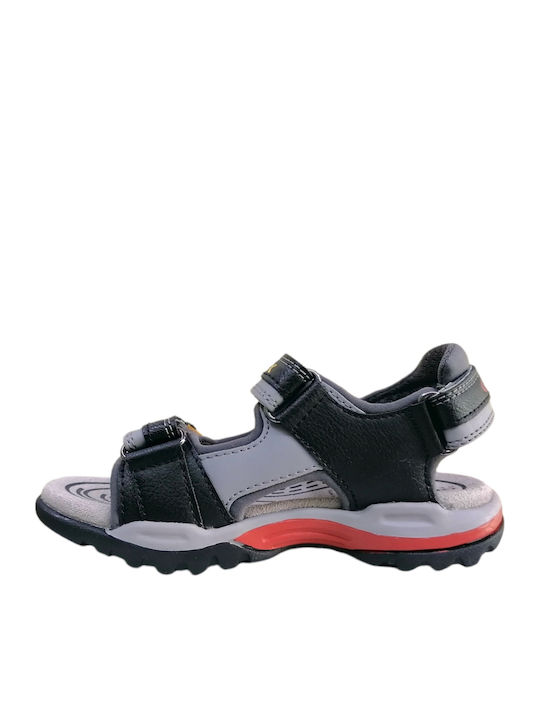 Kinder Sandalen J BOREALIS Anatomisch Schwarz
