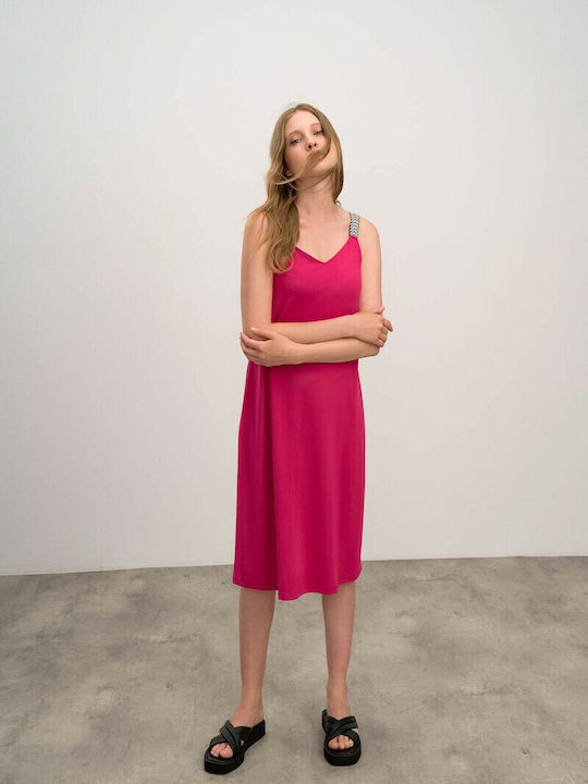 Vamp Women's Maxi Dress Beachwear Pink