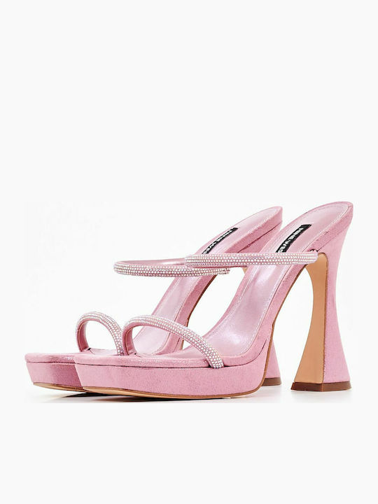 Adine 2 Wildleder Damen Sandalen in Rosa Farbe