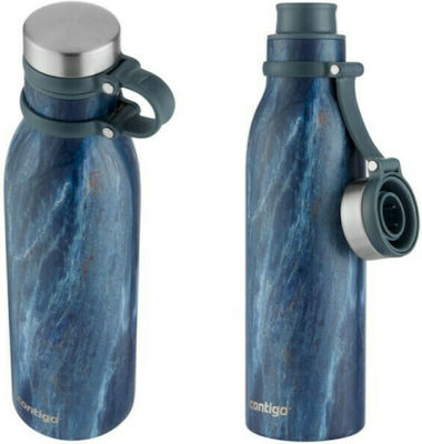 Contigo Couture Matterhorn Bottle Thermos Stainless Steel BPA Free Blue 590ml with Loop 2106512