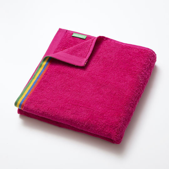Benetton Kids Beach Towel Fuchsia 140x70cm