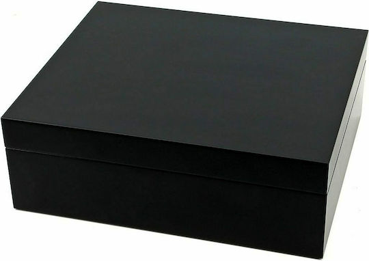 Adorini Torino Deluxe Cigar Humidifier Wood Box with Hygrometer 26.5x22.5x9cm