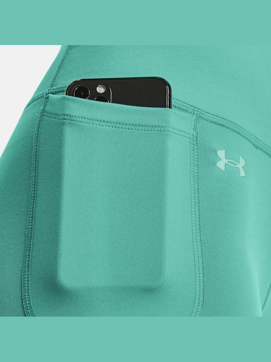 Motion Women's Cropped Training Legging High Waisted Turquoise