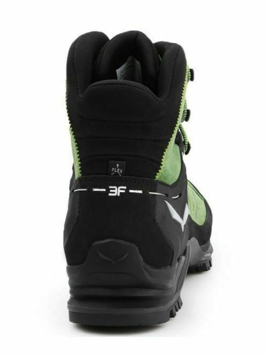 Salewa MTN Trainer Mid GTX Men's Hiking Boots Waterproof with Gore-Tex Membrane Green