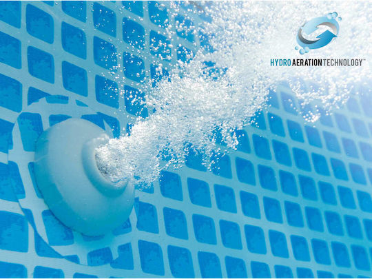 Intex Easy Set Στρογγυλή Πισίνα 9792lt Φουσκωτή 457x84εκ. Μπλε