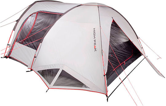 High Peak Amora 5.0 Camping Tent Igloo Gray with Double Cloth 4 Seasons for 5 People 500x280x180cm