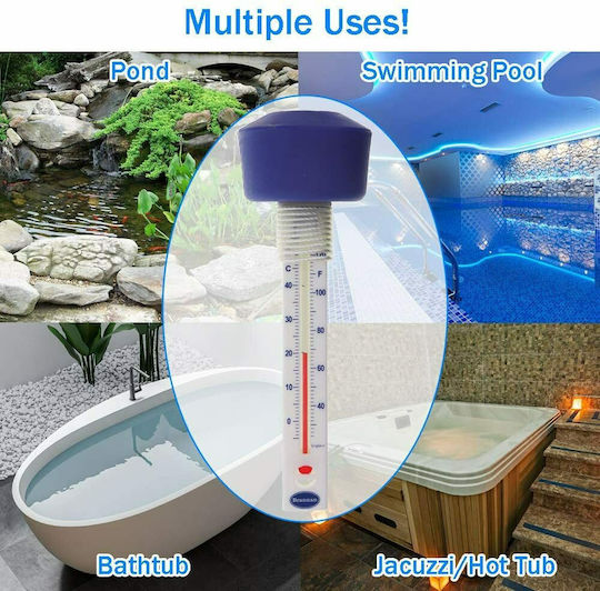 Pool Thermometer made of Plastic with Height 18cm