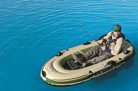 Bestway Hydro-Force Voyager 300 Inflatable Boat 2 People Beige with Oars 243x102cm