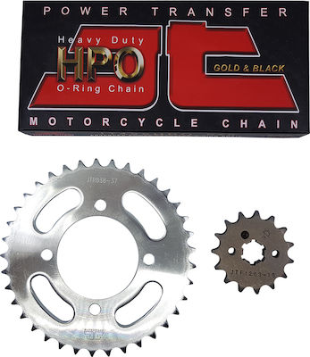 JT Sprockets Σετ Γρανάζια Αλυσίδα για Yamaha Crypton R 115