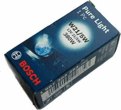 Bosch Λάμπα Αυτοκινήτου Pure Light P21/5W-BAY15D-1157 12V 21W 1τμχ