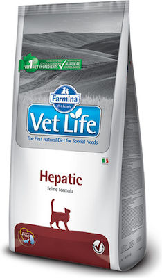 Farmina Vet Life Hepatic Dry Food for Adult Cats with Corn / Chicken / Fish 2kg