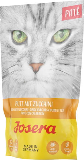 Josera Pate Turkey with Zucchini Wet Food for Cats in Pouch with Turkey 85gr