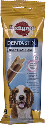 Pedigree Dentastix Chicken Dog Dental Stick for Medium Breeds 77gr Για Μεσαίες Φυλές 3τμχ