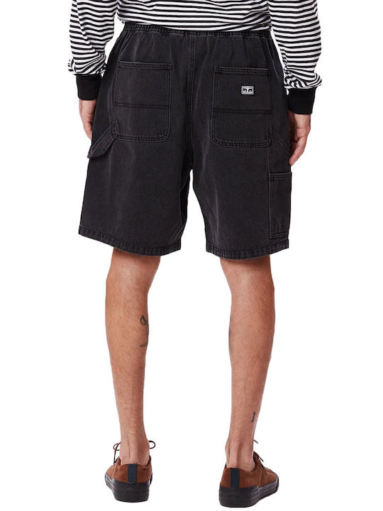 Obey Easy Carpenter Men's Shorts Jeans Black