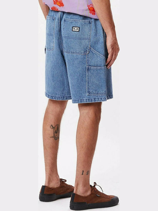 Obey Easy Carpenter Herrenshorts Denim Blue