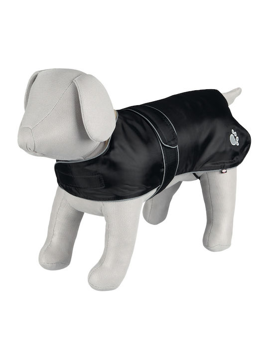 Trixie Orleans Black Fleece / Waterproof Dog Coat with 25cm Back Length