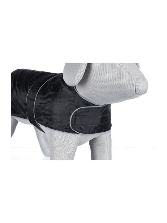 Trixie Orleans Black Fleece / Waterproof Dog Coat with 60cm Back Length