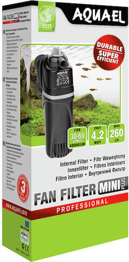 Aquael Fan Mini Internal Filter with Performance 260lt/h