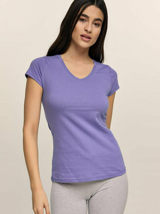 Γυναικείο T-shirt Λιλά