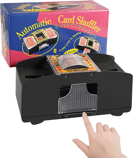 Factory Automatic Card Shuffler Plastic Black 20.5x10cm 1pcs