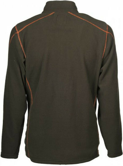 Univers Φούτερ Fleece σε Χακί χρώμα