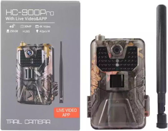 Suntek HC-900Pro Hunting Camera with Motion Detection 4G/4K/30MP/Live Video με Εφαρμογή