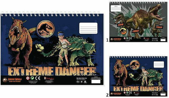 Diakakis Drawing Pad Jurassic World 1pcs