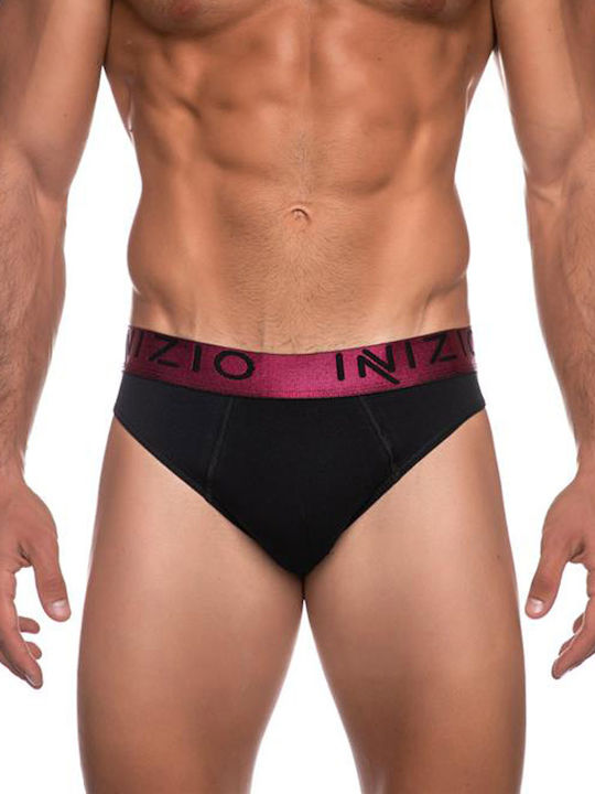 2 Pack Slip INIZIO με μεταλιζέ λάστιχο μπλε/μπορντό