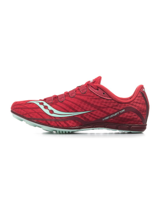 Vendetta Sport Shoes Spikes Red
