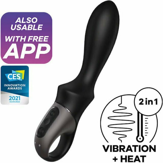 Satisfyer Heat Climax Πρωκτικός Δονητής Μαύρος