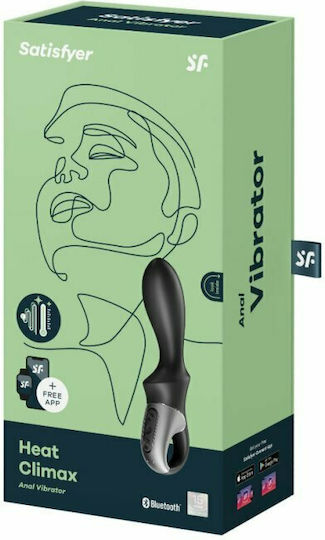 Satisfyer Heat Climax Πρωκτικός Δονητής Μαύρος