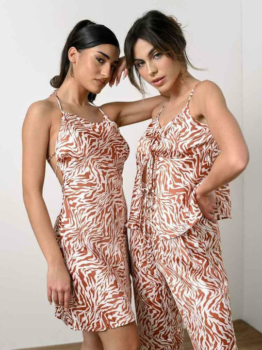 Γυναικείο Top Beige/Peach
