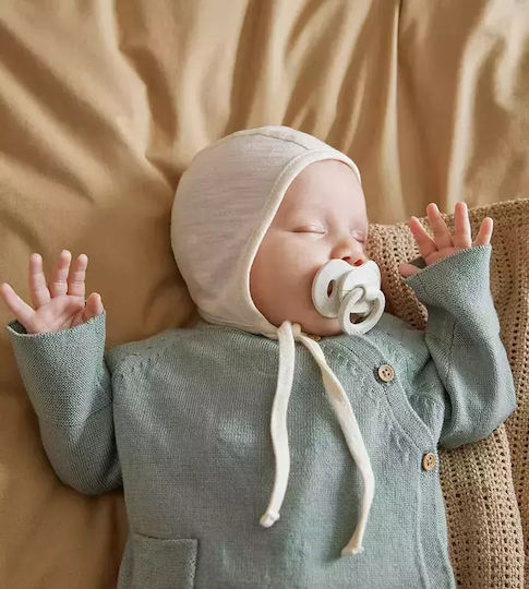Elodie Details Ορθοδοντική Πιπίλα Σιλικόνης για 0-6 μηνών Bamboo White