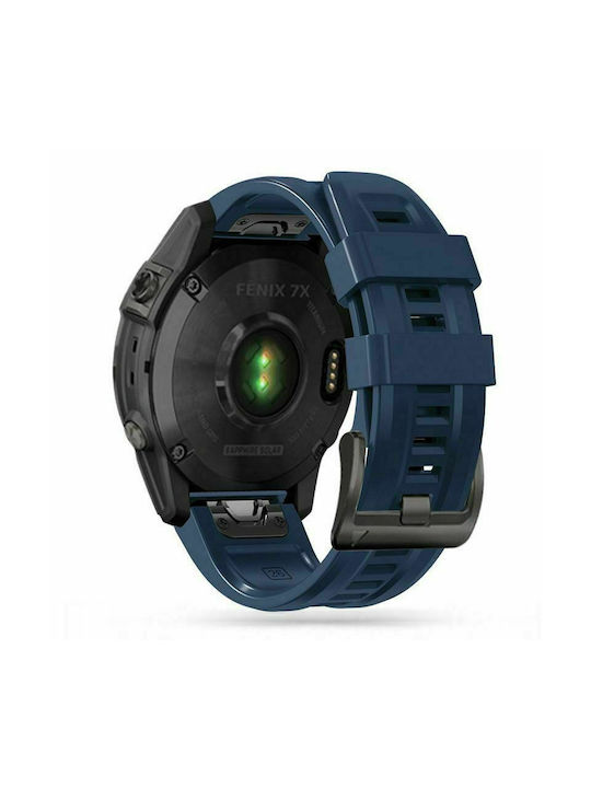 Tech-Protect Iconband Armband Silikon Marineblau (Fenix 6X / 6X Pro / 7X) TPRGF3BL