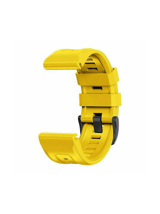 Tech-Protect Iconband Strap Silicone Yellow (Fenix 3 / 5X / 5X Plus / 6X / 6X Pro / 7X / 7X Pro / 8 (51mm))