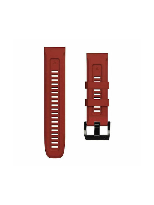 Tech-Protect Iconband Strap Silicone Red (Fenix 3 / 5X / 5X Plus / 6X / 6X Pro / 7X / 7X Pro / 8 (51mm))