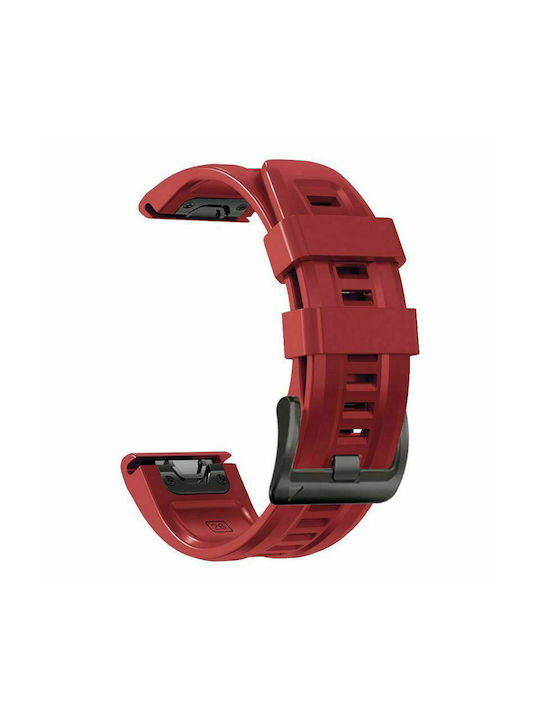 Tech-Protect Iconband Strap Silicone Red (Fenix 3 / 5X / 5X Plus / 6X / 6X Pro / 7X / 7X Pro / 8 (51mm))