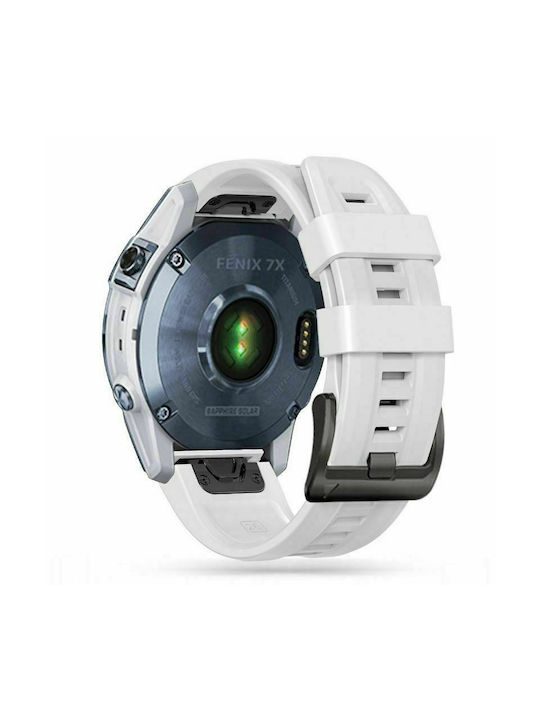 Tech-Protect Iconband Armband Silikon Weiß (Fenix 6 / 6 Pro / 7)