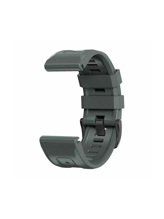 Tech-Protect Iconband Strap Silicone Steel Grey (Fenix 5 / 5 Plus / 6 / 6 Pro / 7 / 7 Pro / 8 (47mm))