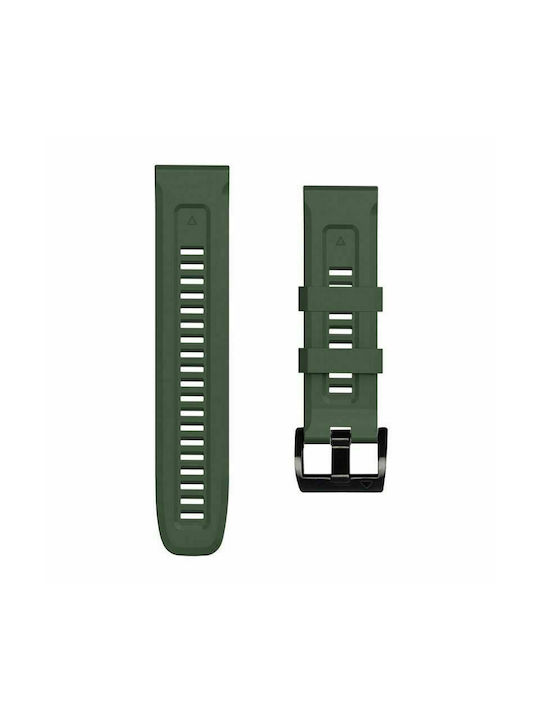 Tech-Protect Iconband Armband Silikon Army Green (Fenix 5 / 5 Plus / 6 / 6 Pro / 7 / 7 Pro / 8 (47mm))